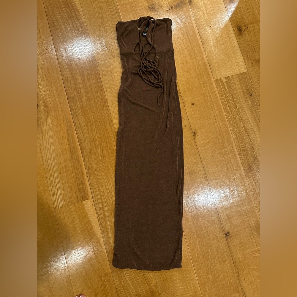 Baby Boo Fashion Elegant Brown Maxi Dress